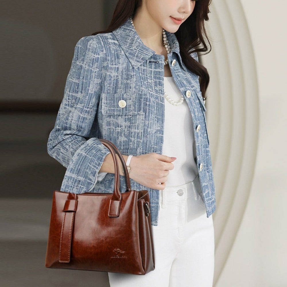 スクエア2WAYハンドバッグ｜オフィスカジュアル レディース 通販【ミレジェネ】