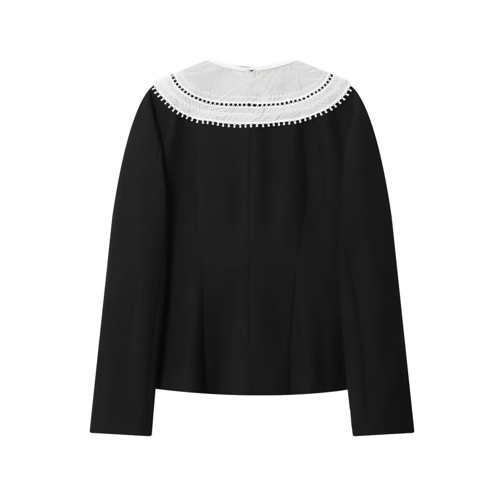 レースカラー取り外し2WAYジャケット｜オフィスカジュアル レディース 通販【ミレジェネ】