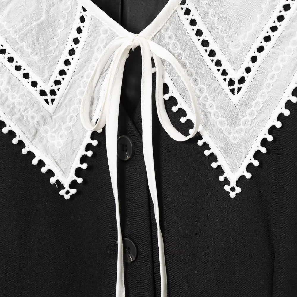 レースカラー取り外し2WAYジャケット｜オフィスカジュアル レディース 通販【ミレジェネ】