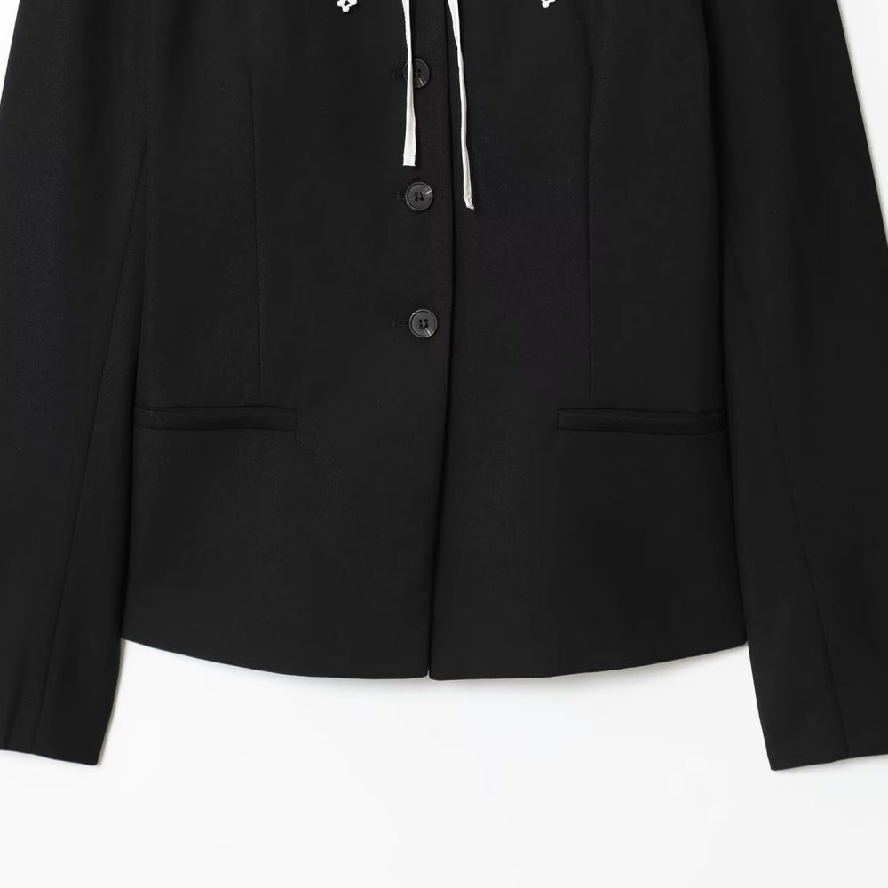 レースカラー取り外し2WAYジャケット｜オフィスカジュアル レディース 通販【ミレジェネ】