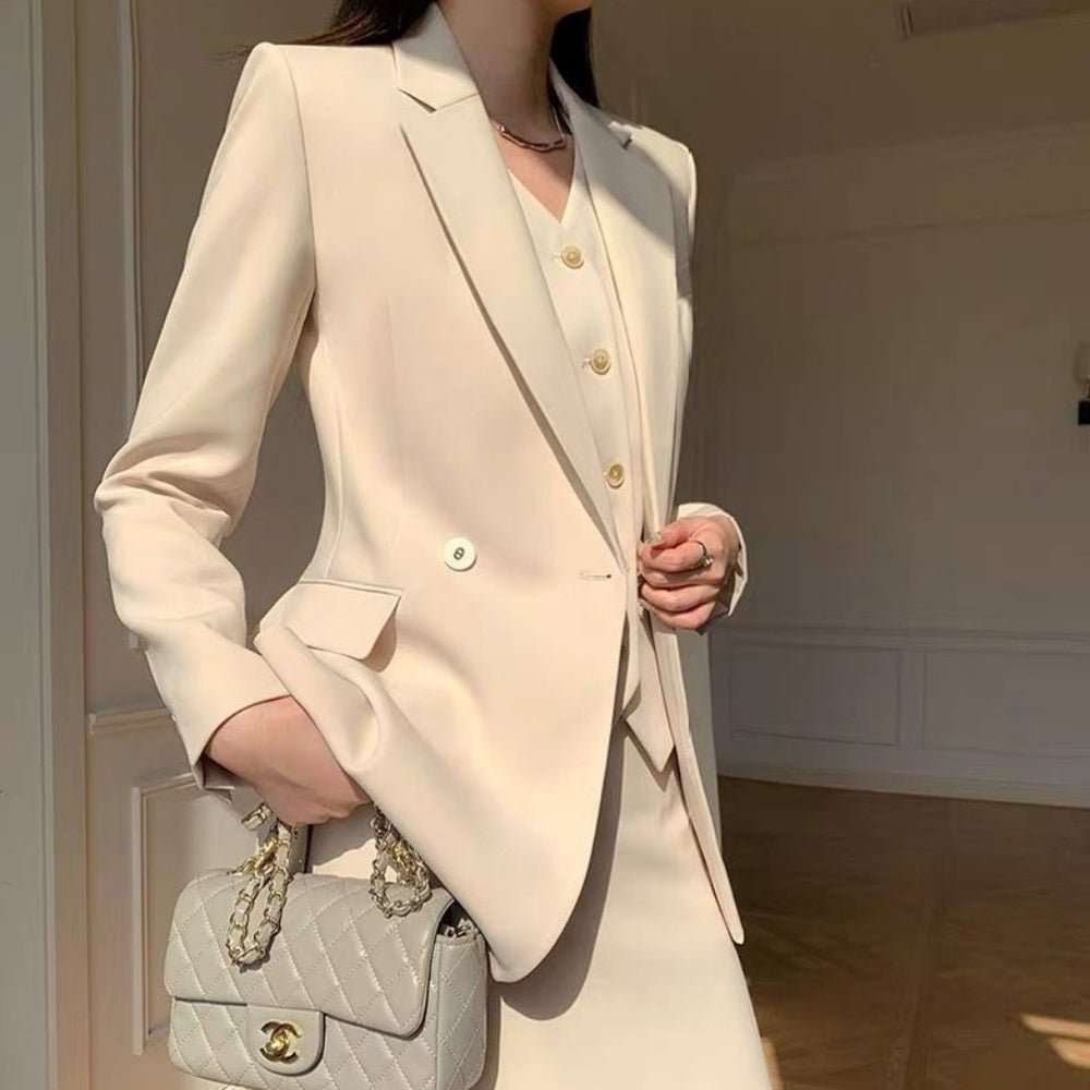 上品見え3ピース セットアップ｜オフィスカジュアル レディース 通販【ミレジェネ】