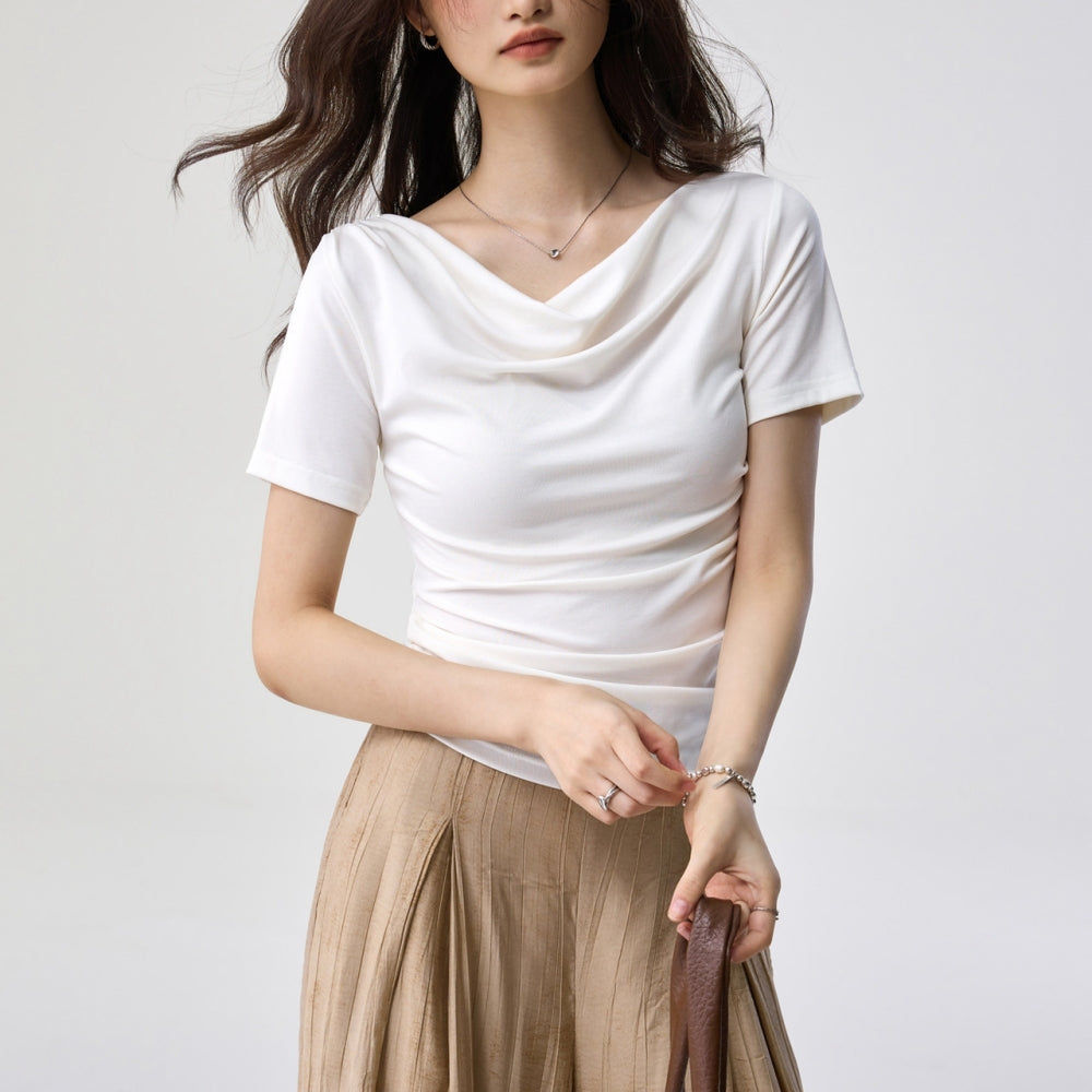ワンショルダーTシャツ