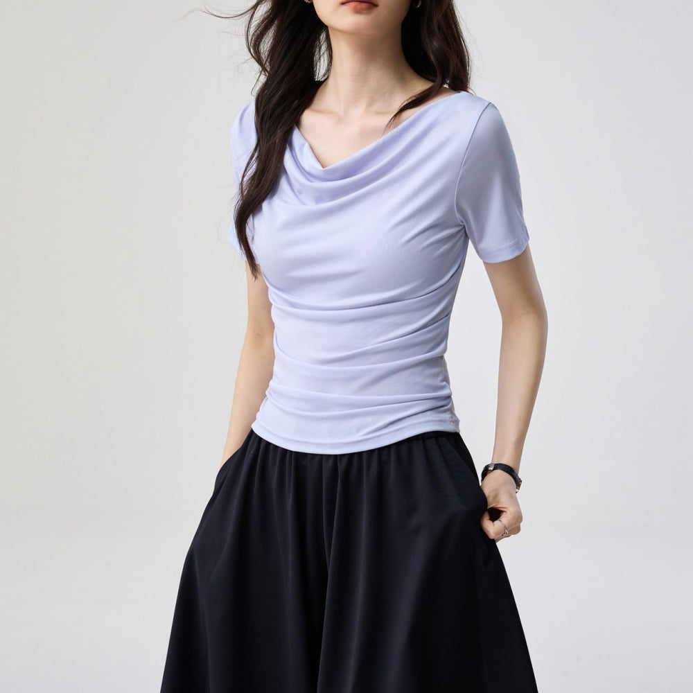 ワンショルダーTシャツ