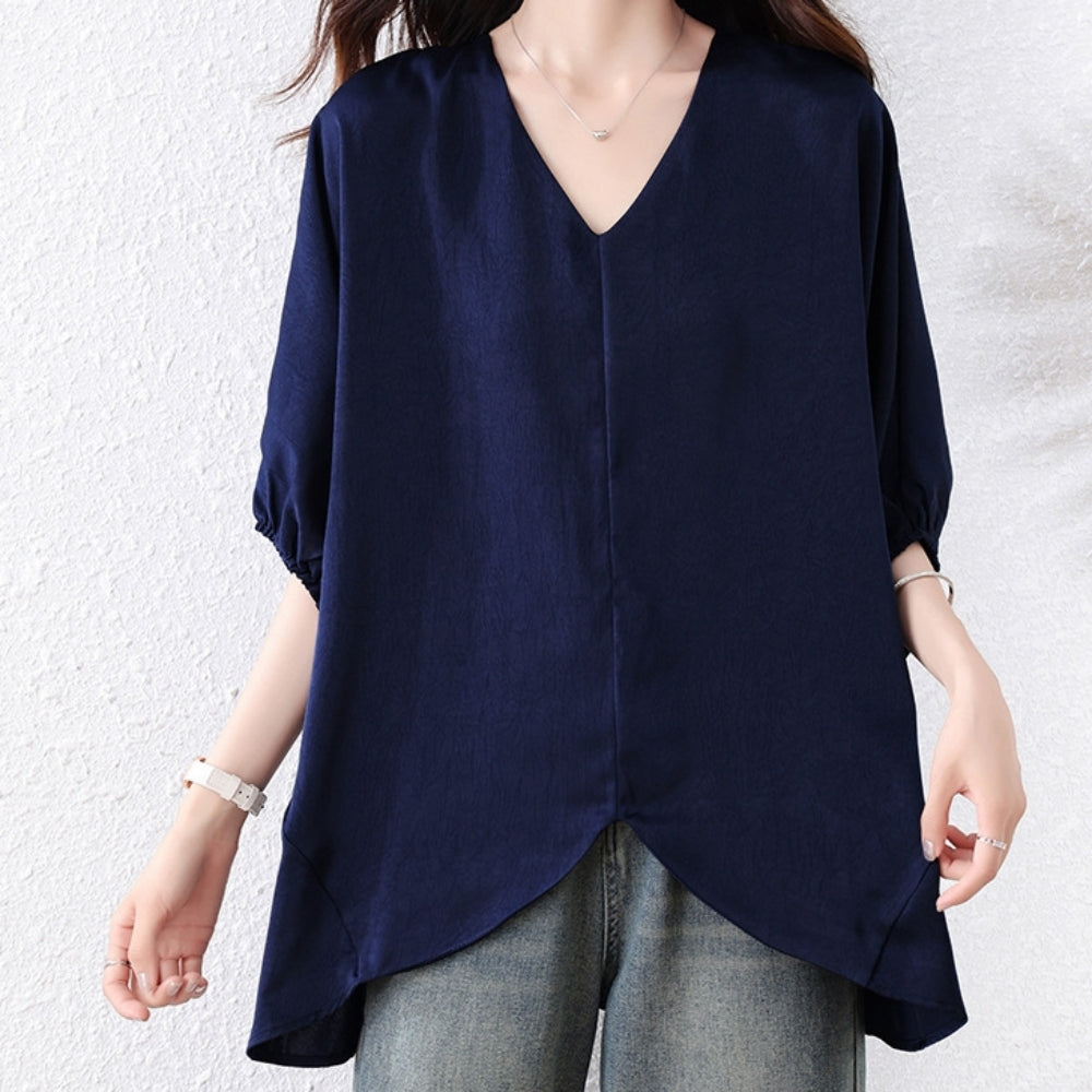 Vネックドルマントップス