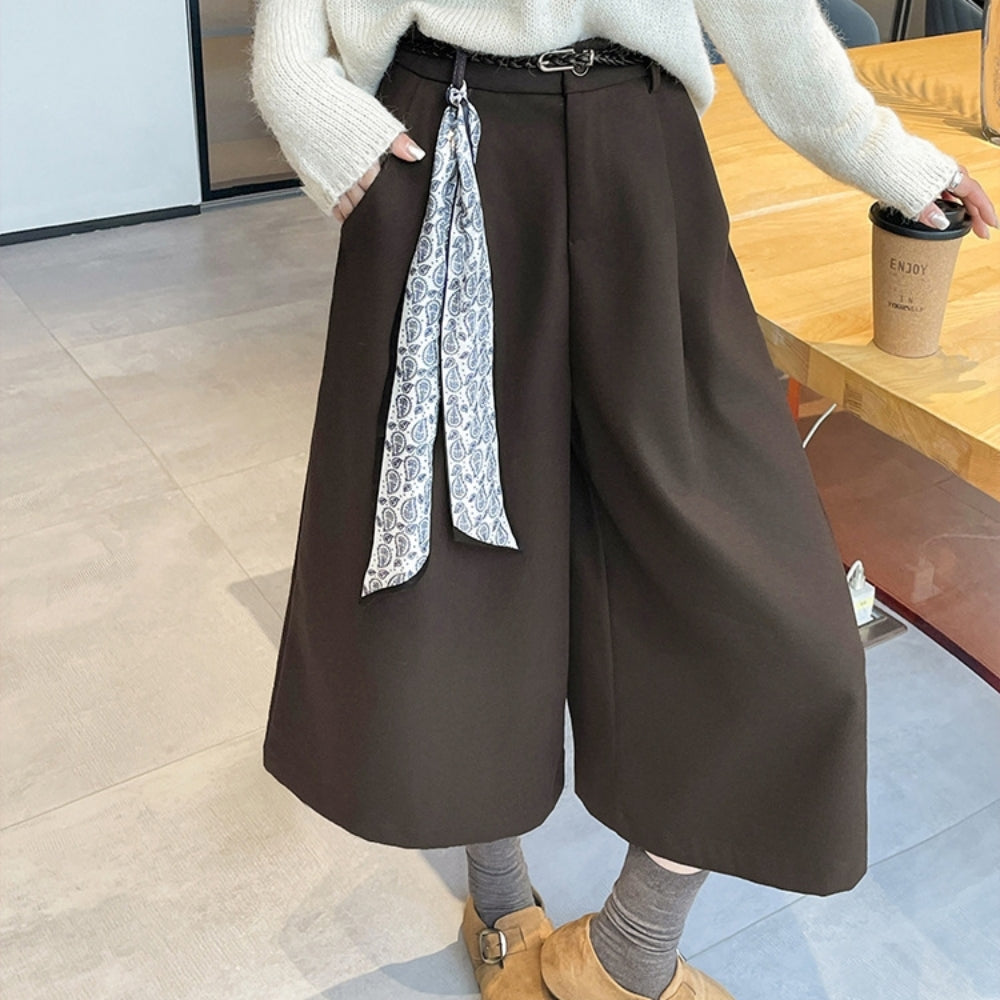 ウエストシャーリングウールパンツ