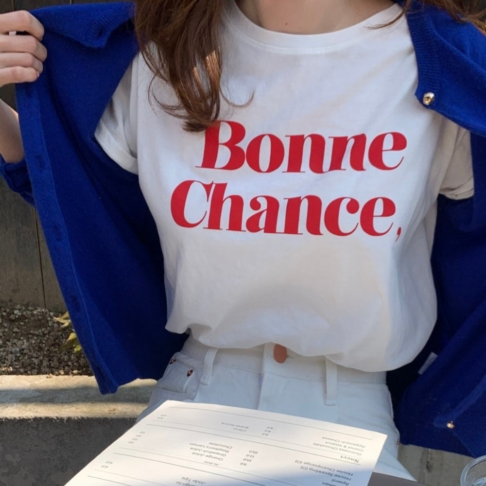 レタードプリントＴシャツ