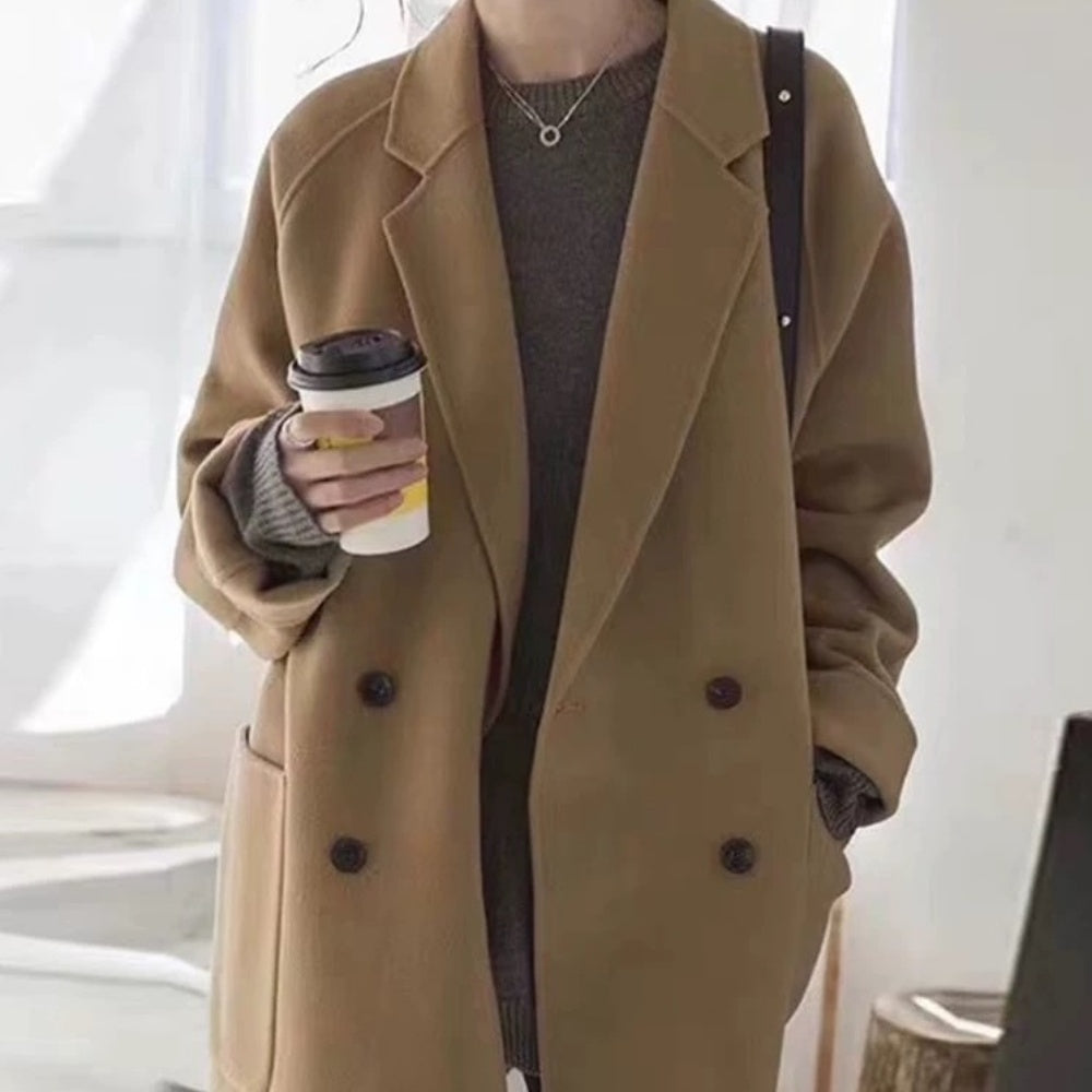 オーバーシルエットピーコート