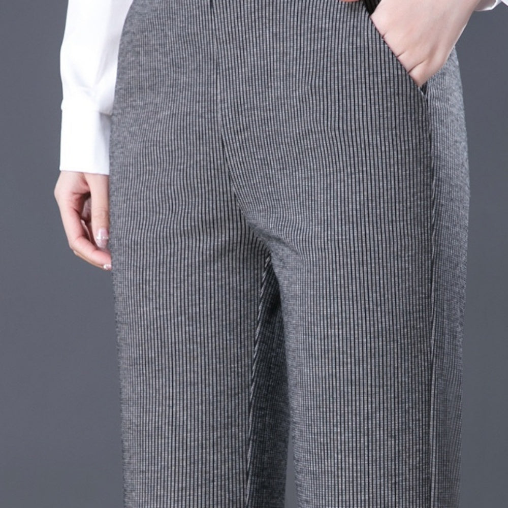 ハイウエストストレートパンツ