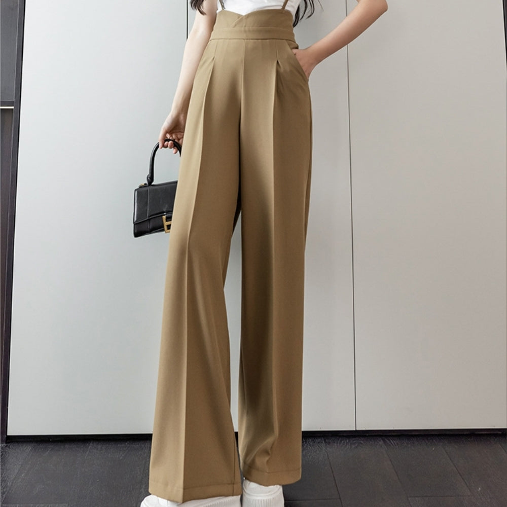 ハイウエストキャミサロペットパンツ