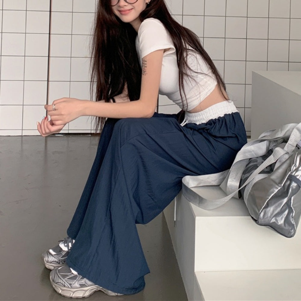ウエストゴムワイドパンツ