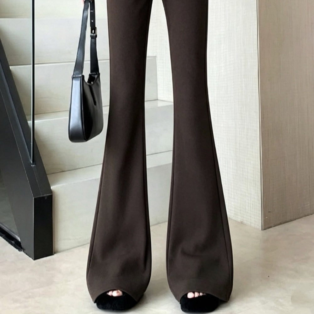 ハイウエストフレアパンツ