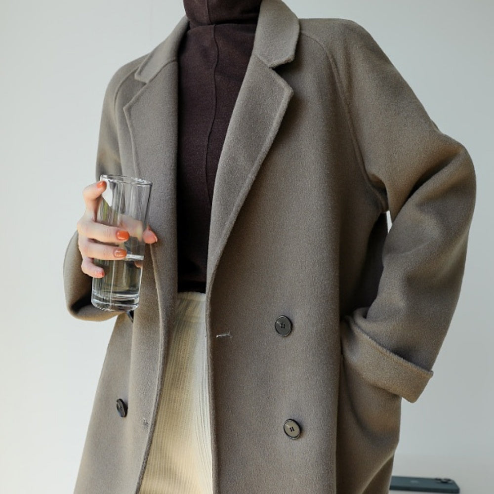 オーバーシルエットピーコート