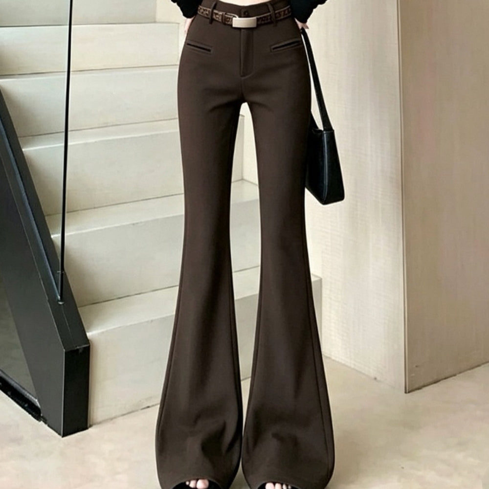 ハイウエストフレアパンツ