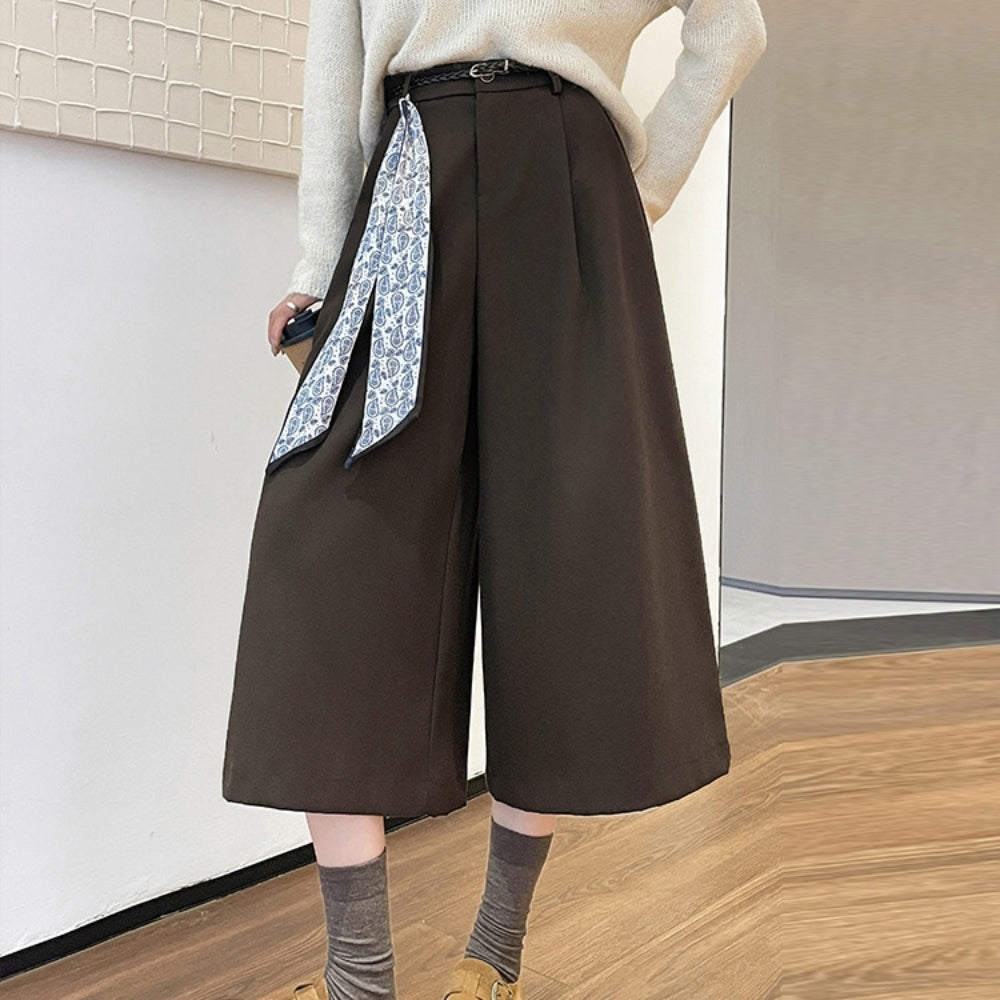 ウエストシャーリングウールパンツ