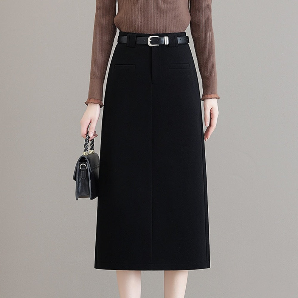 フロントポケットタイトスカート