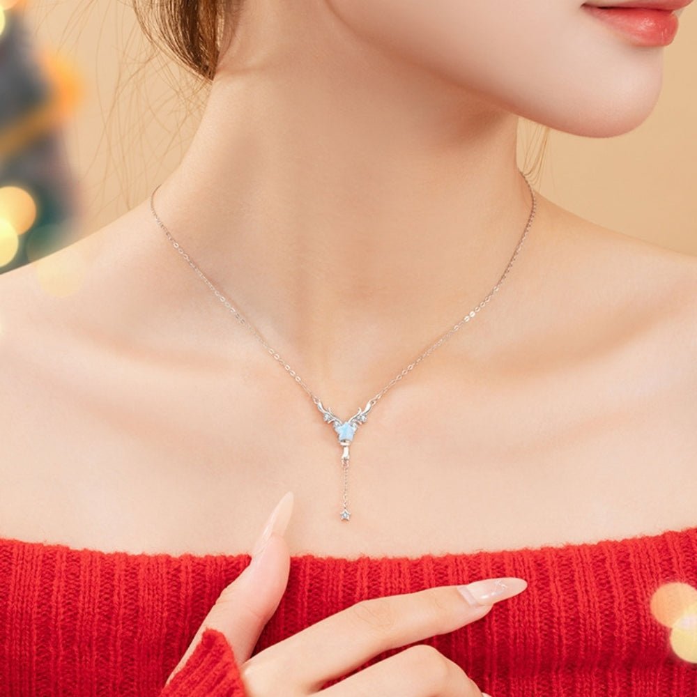 シルバー925ディアスターモチーフネックレス｜オフィスカジュアル レディース 通販【ミレジェネ】