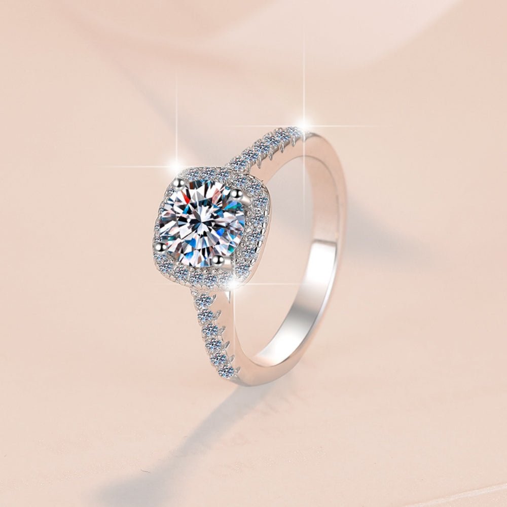 シルバー925モアサナイトビジューリング｜オフィスカジュアル レディース 通販【ミレジェネ】