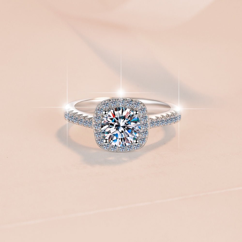 シルバー925モアサナイトビジューリング｜オフィスカジュアル レディース 通販【ミレジェネ】