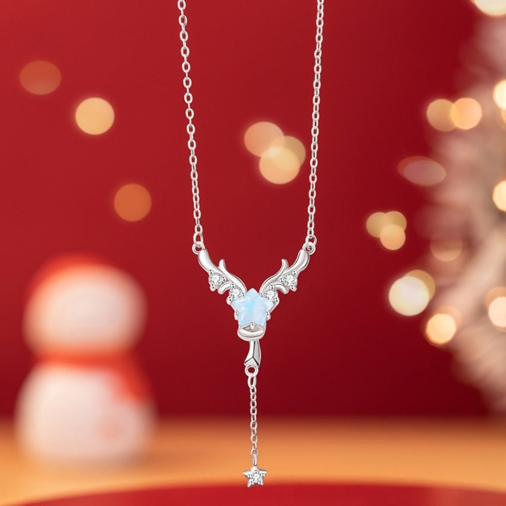 シルバー925ディアスターモチーフネックレス｜オフィスカジュアル レディース 通販【ミレジェネ】