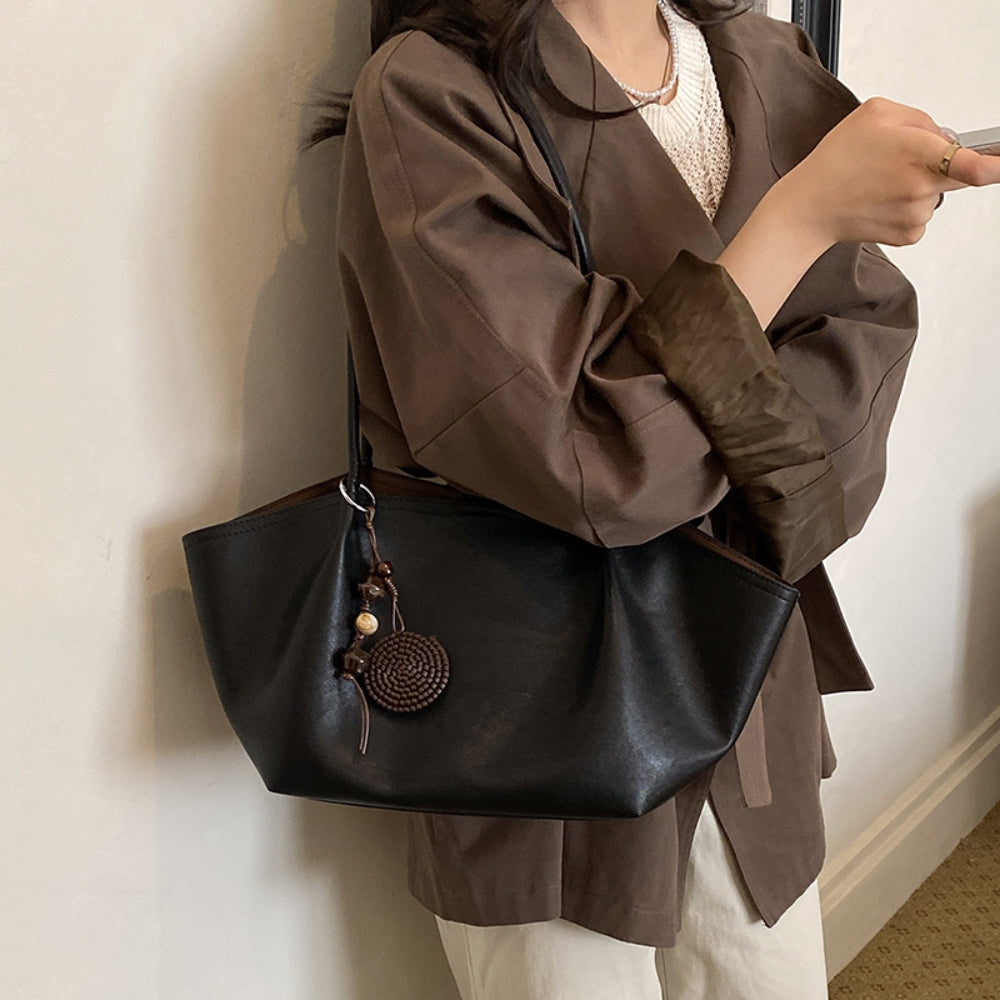 ロングハンドルトートバッグ