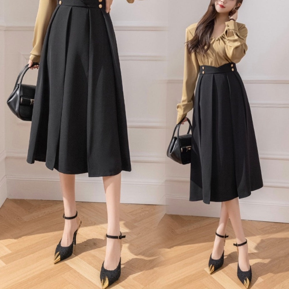 Katie ケイティ CAFE CHIC スカート ハイウエストスカート 美品 Katie - KATIE ケイティ cafe chic スカート ハイウエストの通販