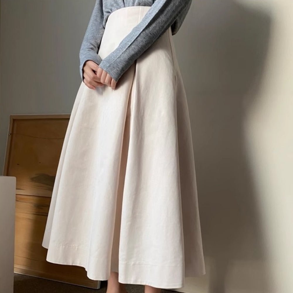 Aラインタックスカート｜オフィスカジュアル レディース 通販【ミレジェネ】