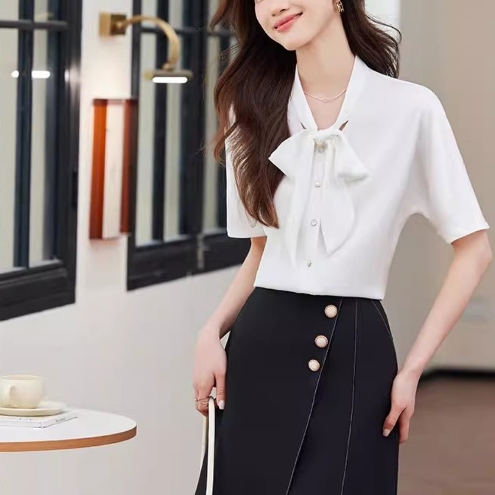 装飾付Aラインスカート｜オフィスカジュアル レディース 通販【ミレジェネ】