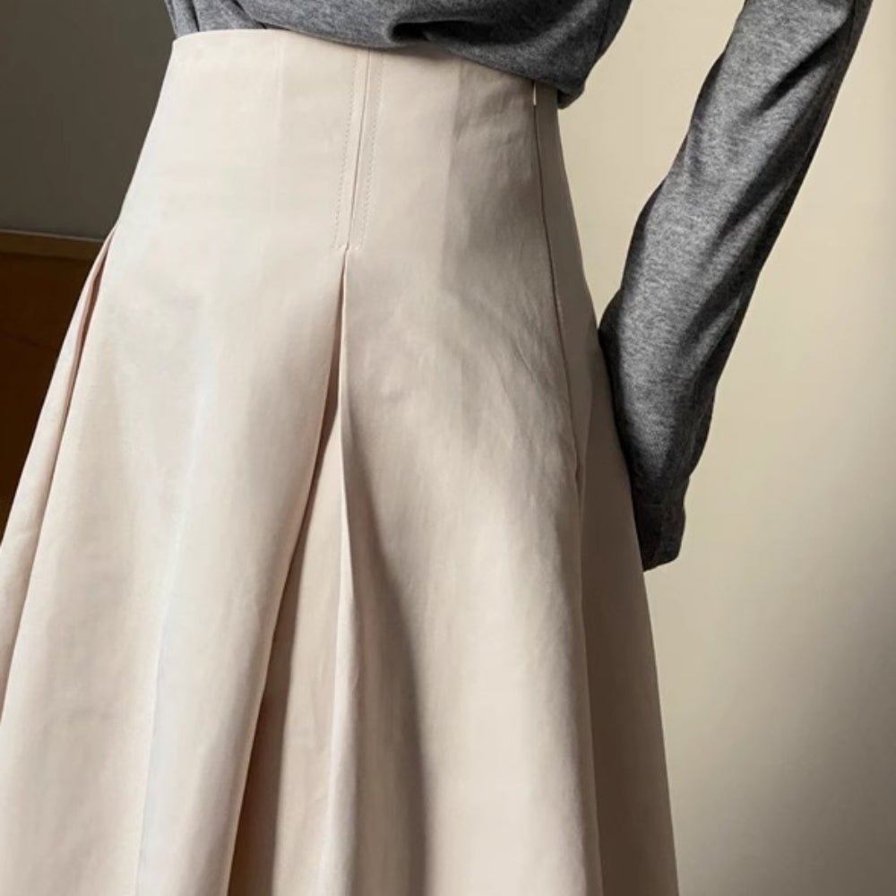 Aラインタックスカート｜オフィスカジュアル レディース 通販【ミレジェネ】