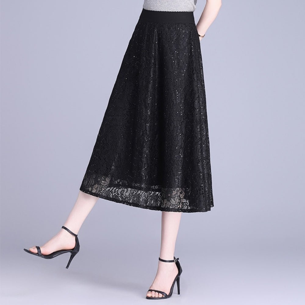 Aラインレーススカート｜オフィスカジュアル レディース 通販【ミレジェネ】