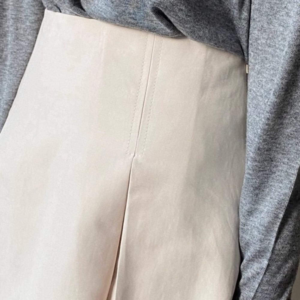 Aラインタックスカート｜オフィスカジュアル レディース 通販【ミレジェネ】