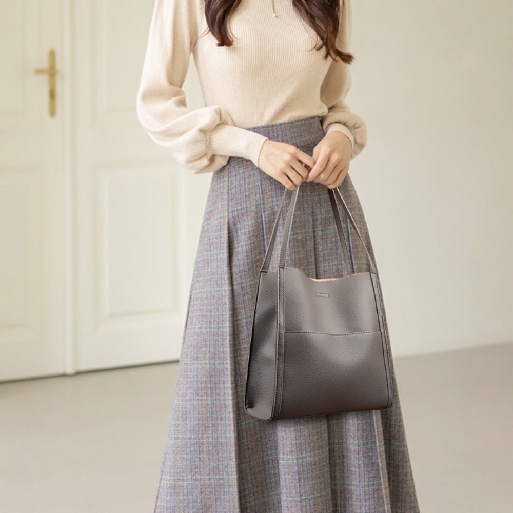 ソフトレザースクエアBAG｜オフィスカジュアル レディース 通販【ミレジェネ】