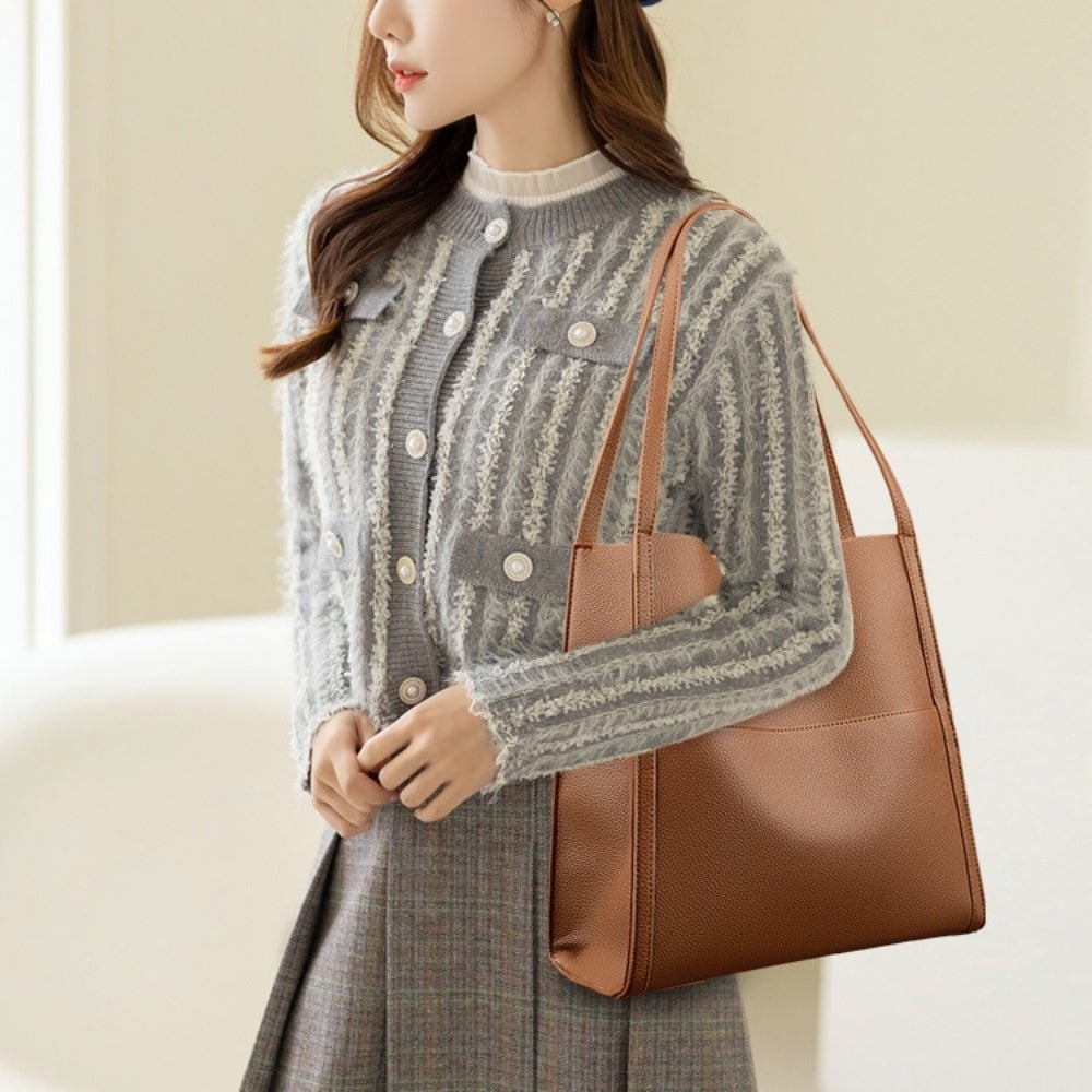 ソフトレザースクエアBAG｜オフィスカジュアル レディース 通販【ミレジェネ】