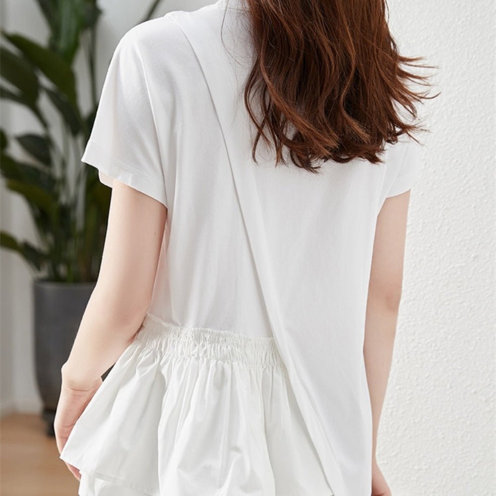 フリルデザイントップス｜オフィスカジュアル レディース 通販【ミレジェネ】