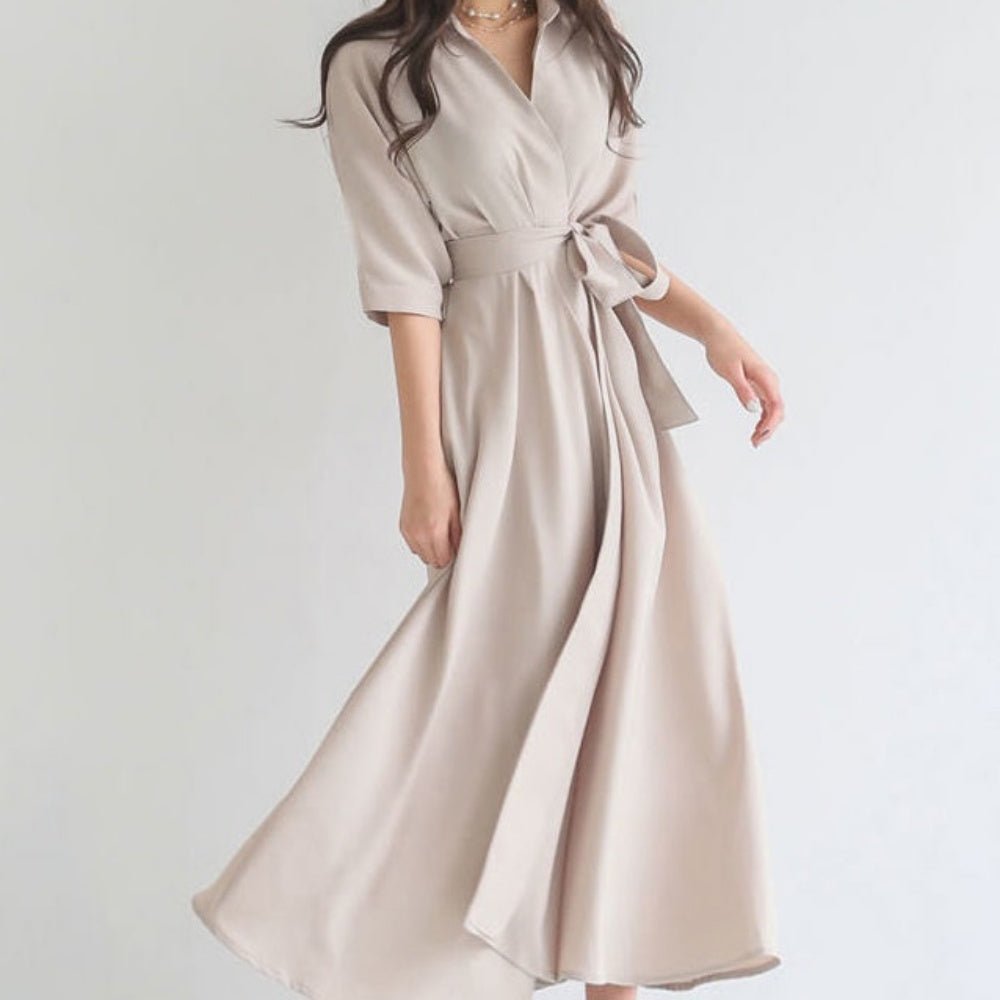 邸宅のすみれハイウエストワンピース 邸宅のすみれハイウエストワンピース