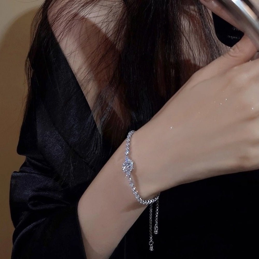 ジルコンビジューブレスレット｜オフィスカジュアル レディース 通販【ミレジェネ】