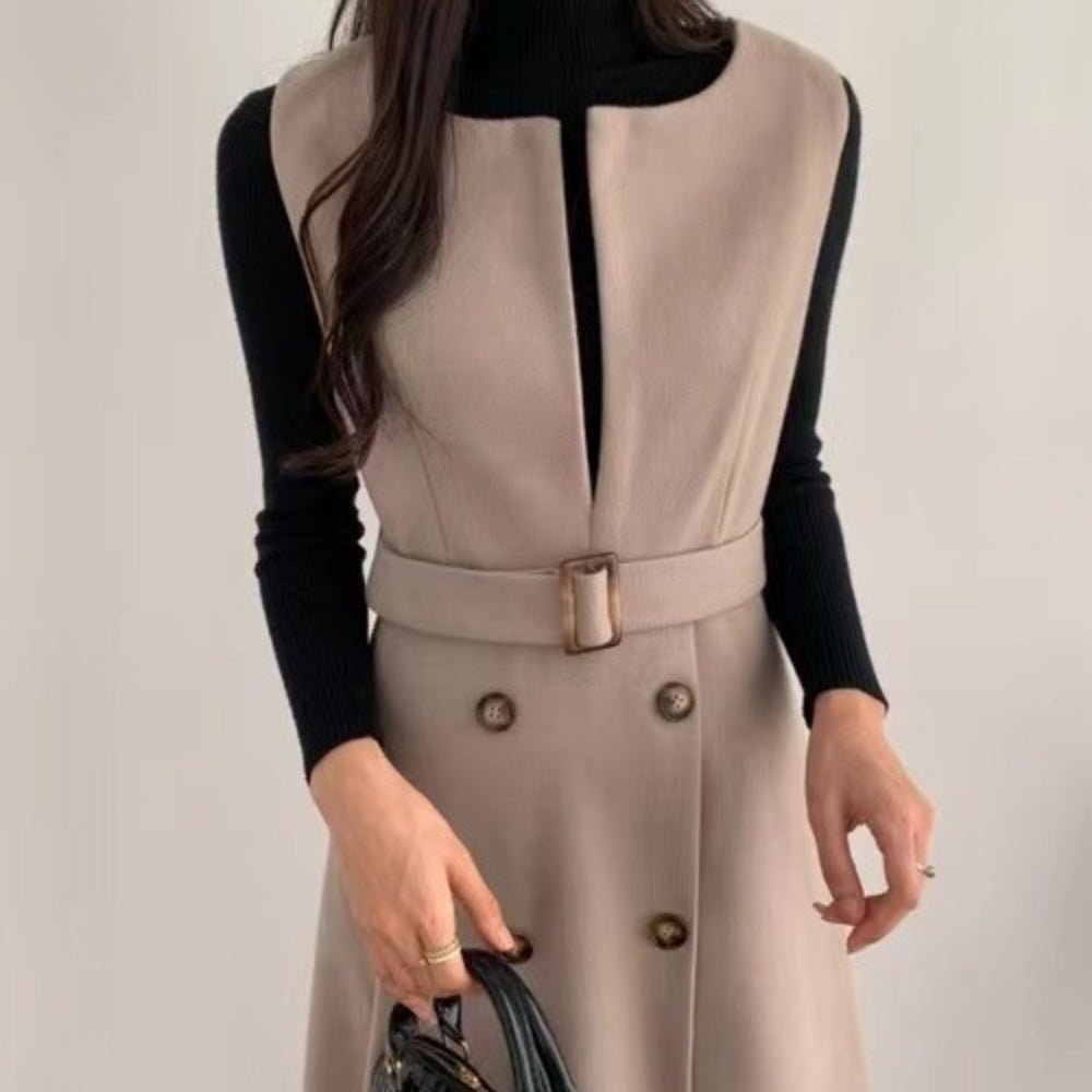 ウエストマークジャンパースカート｜オフィスカジュアル レディース 通販【ミレジェネ】