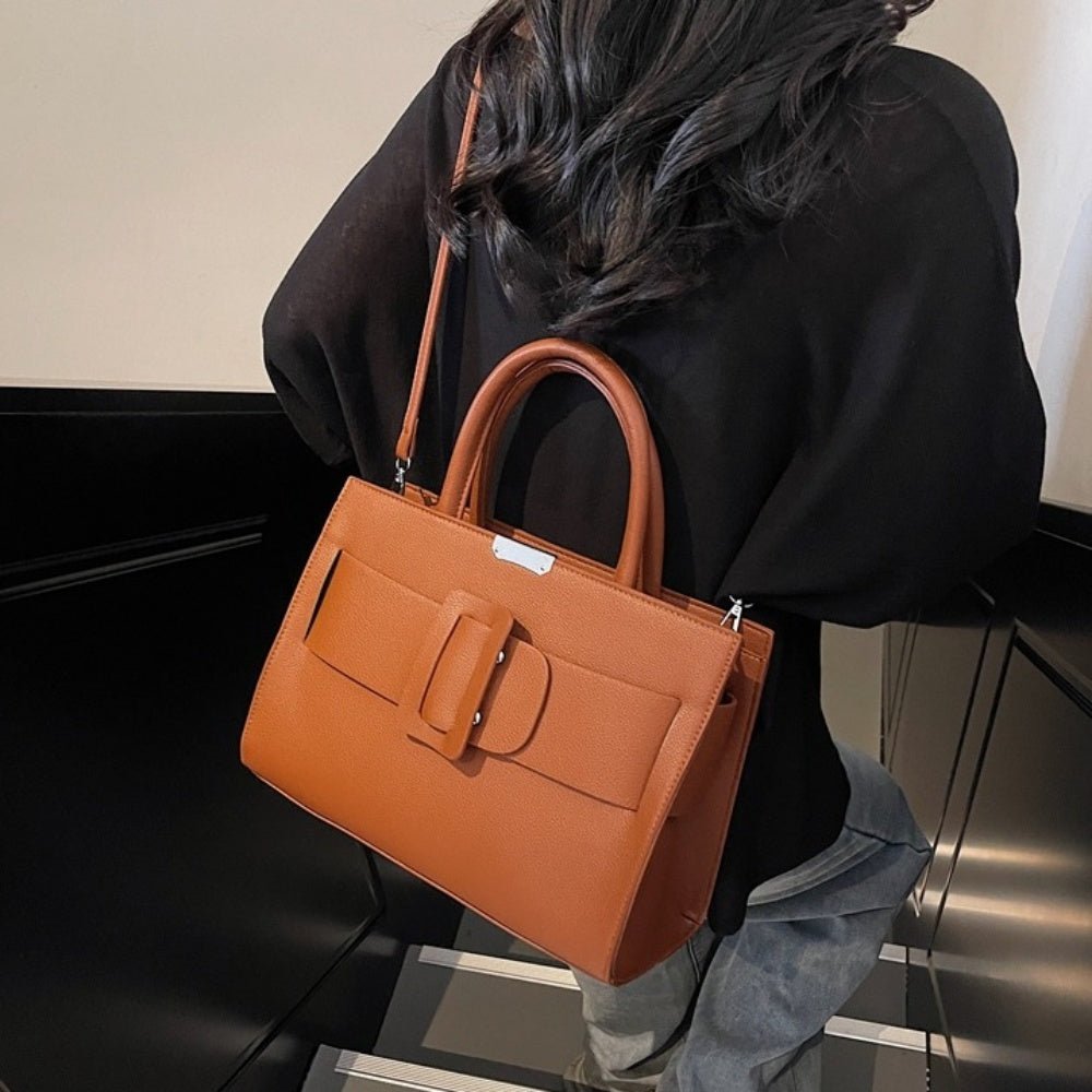 ビッグバックルトートバッグ｜オフィスカジュアル レディース 通販【ミレジェネ】