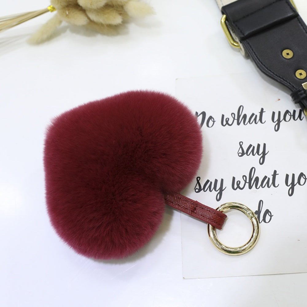 ハートモチーフファーチャーム｜オフィスカジュアル レディース 通販【ミレジェネ】