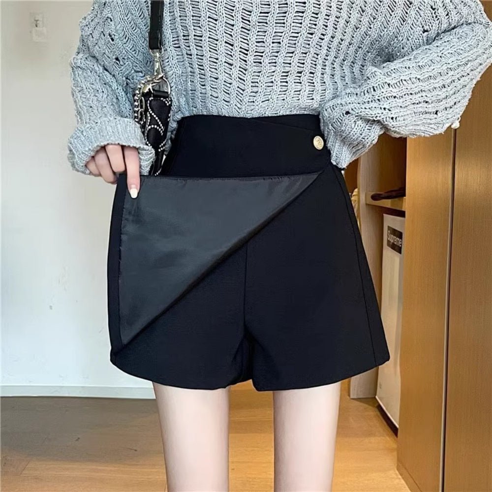 ラップフロントショートパンツ｜オフィスカジュアル レディース 通販【ミレジェネ】