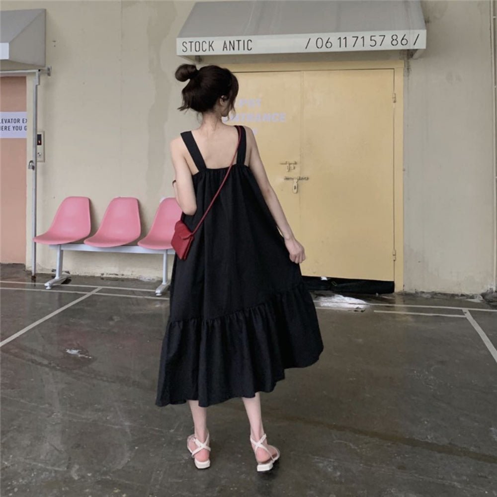 スクエアネックティアードワンピース｜オフィスカジュアル レディース 通販【ミレジェネ】