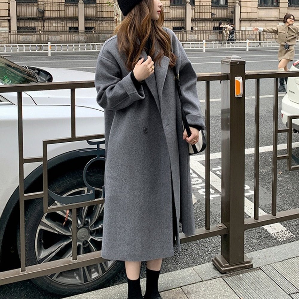 ウールチェスターロングコート チェスターウールロングコート｜オフィスカジュアル レディース