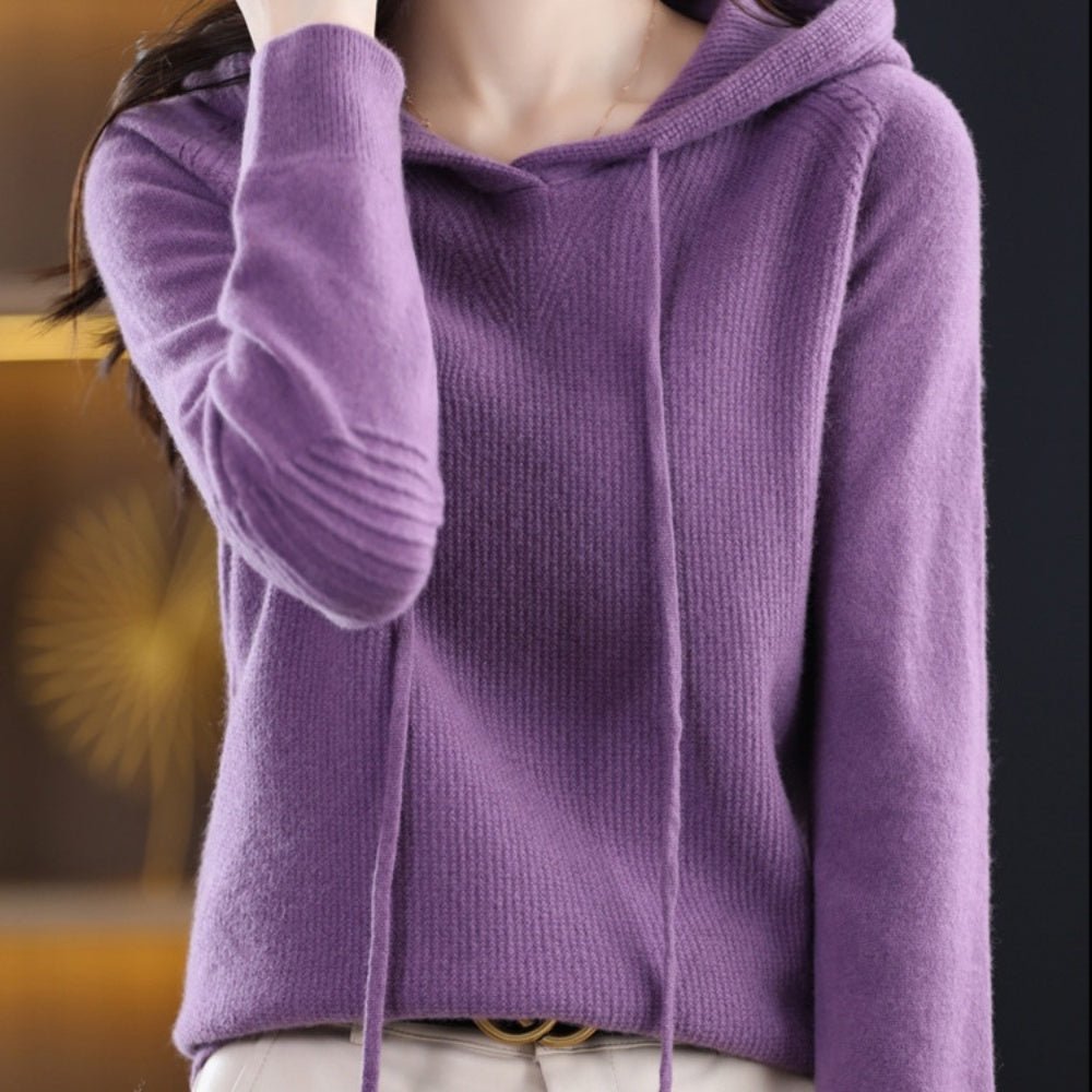 フード付きニット｜オフィスカジュアル レディース 通販【ミレジェネ】