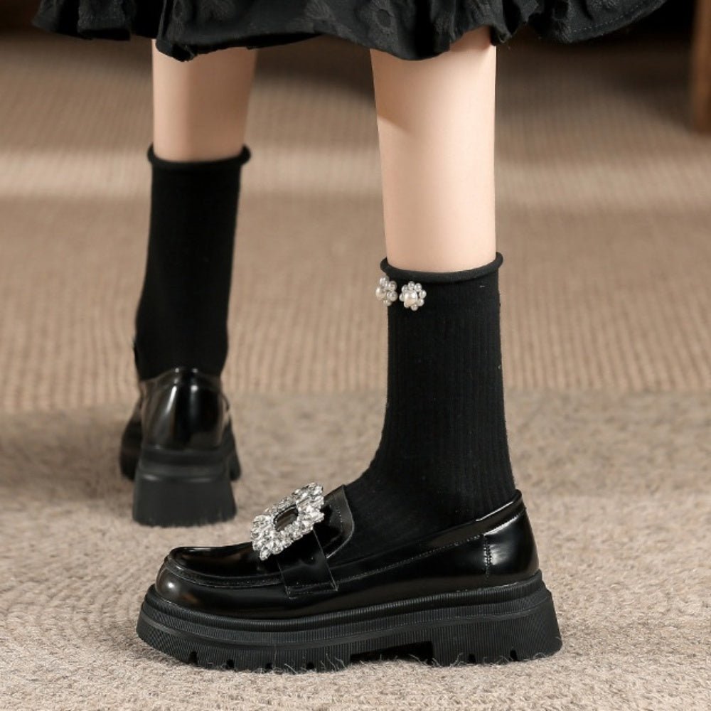 ビジューバックルローファー｜オフィスカジュアル レディース 通販【ミレジェネ】