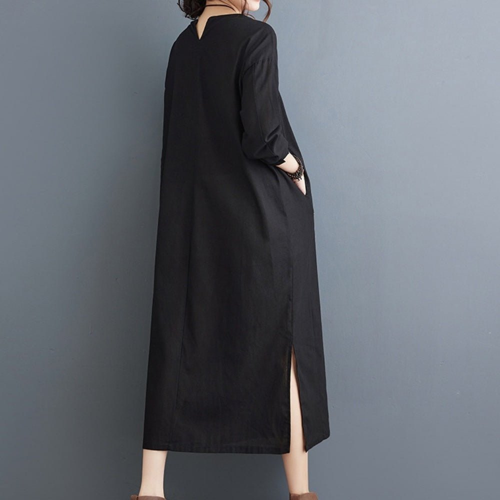 クルーネックルームワンピース｜オフィスカジュアル レディース 通販【ミレジェネ】