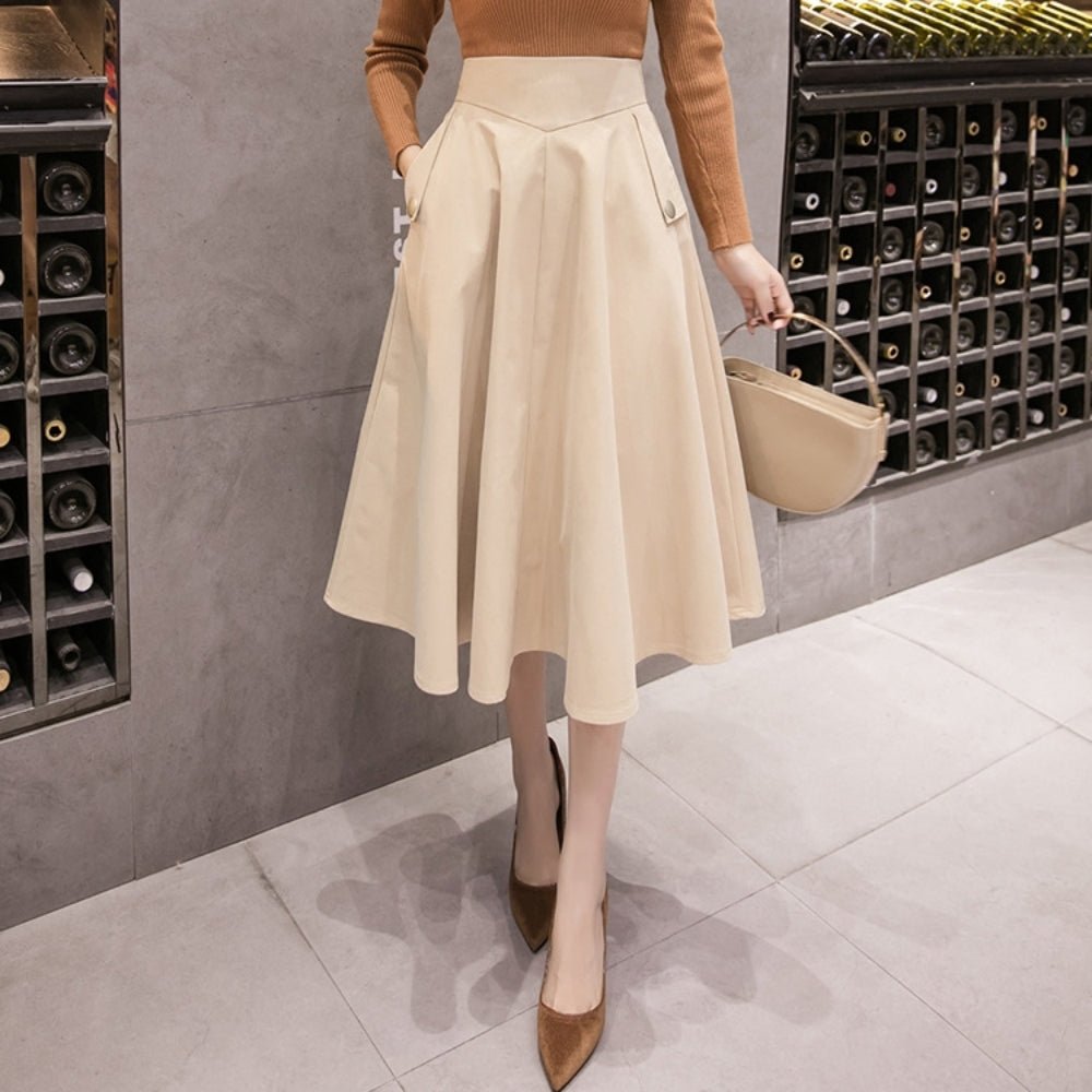 ボールガウンミドル丈スカート｜オフィスカジュアル レディース 通販【ミレジェネ】