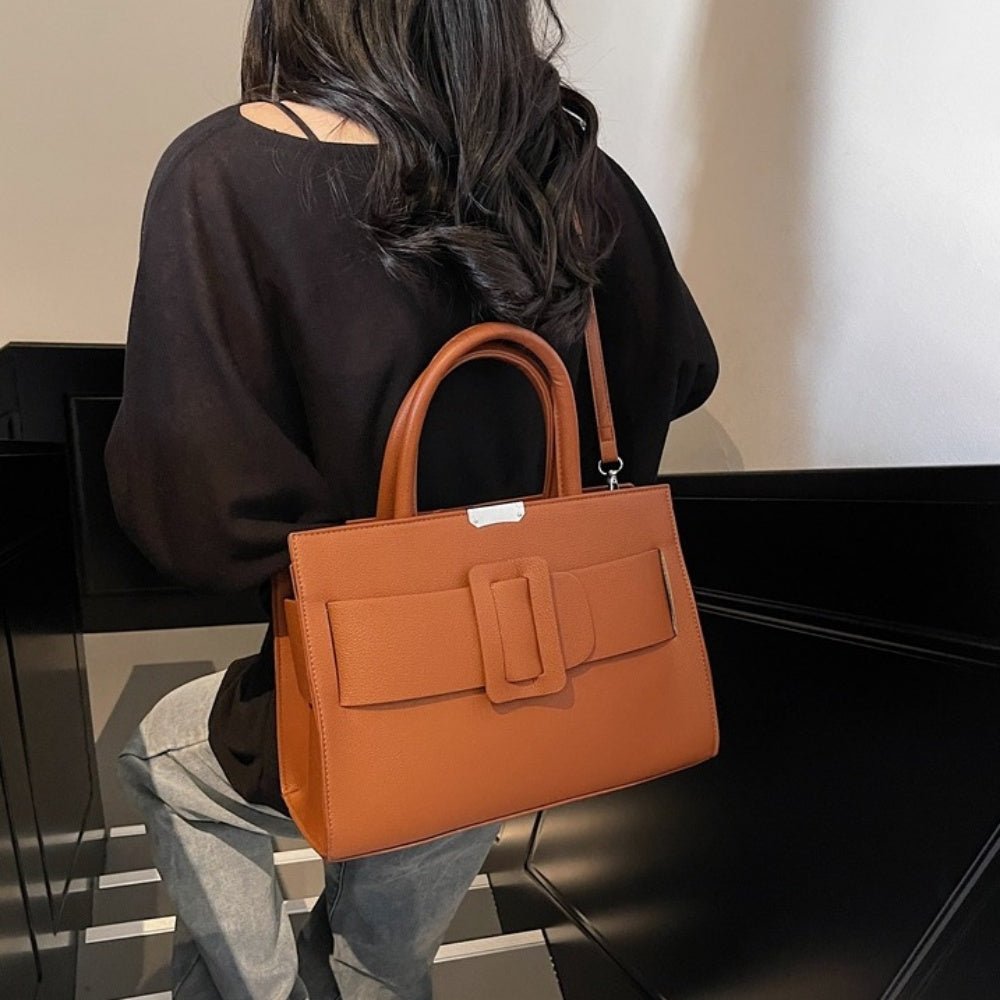 ビッグバックルトートバッグ｜オフィスカジュアル レディース 通販【ミレジェネ】