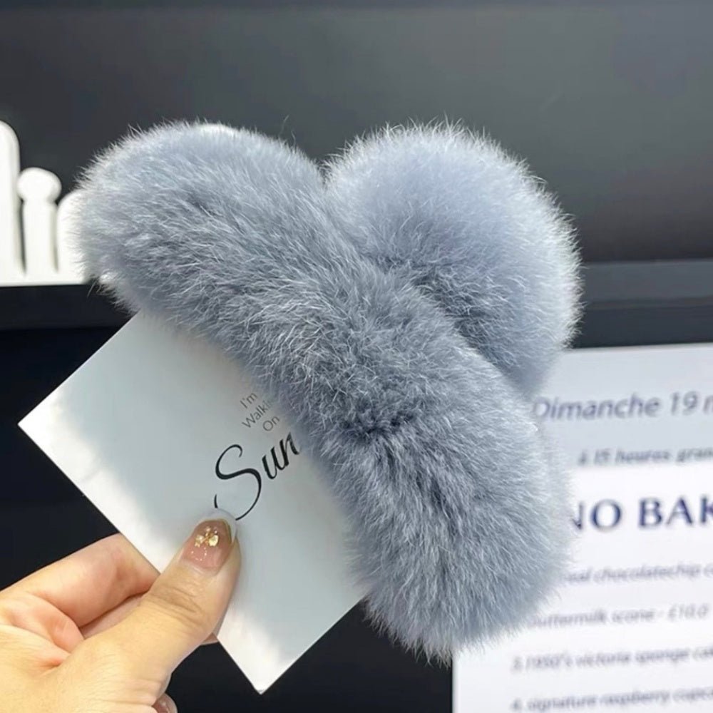 ファーヘアクリップ｜オフィスカジュアル レディース 通販【ミレジェネ】