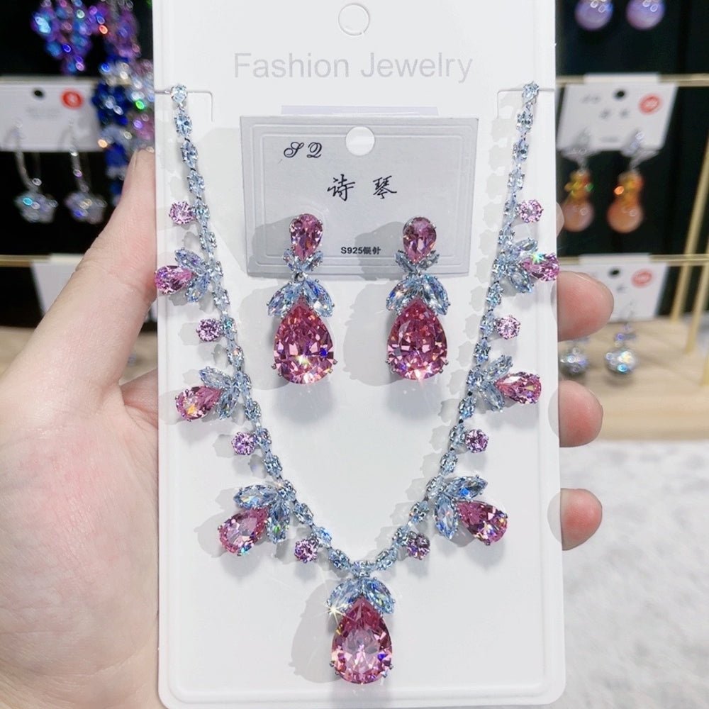 ドロップカラービジュージュエリーセット｜オフィスカジュアル レディース 通販【ミレジェネ】