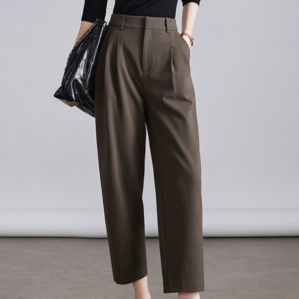 九分丈テーパードパンツ｜オフィスカジュアル レディース 通販【ミレジェネ】