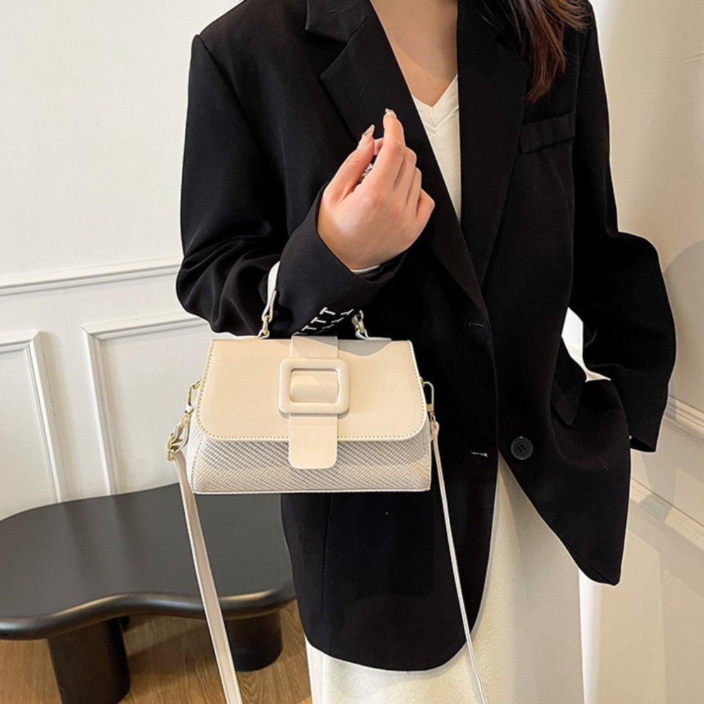 ビッグバックルフラップバッグ｜オフィスカジュアル レディース 通販【ミレジェネ】
